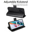 [Wallet Case] Protective Cover with Cash & Card Holder, Stand and Wrist Strap For Oppo Find X3 Pro 5G