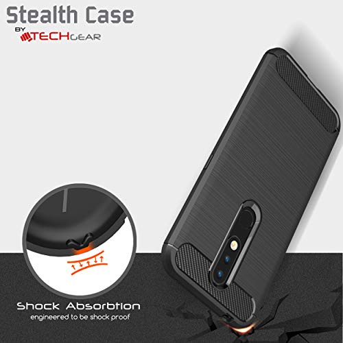 [Stealth Case] Nokia 4.2 Soft Protective Slim Cover with Carbon Fibre Detailing