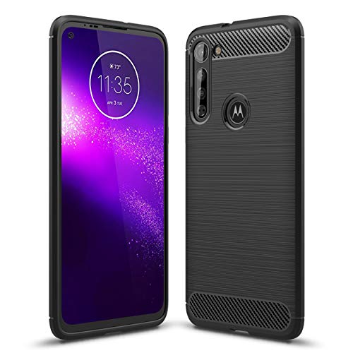 [Stealth Case] Motorola Moto G8 Soft Protective Slim Cover with Carbon Fibre Detailing