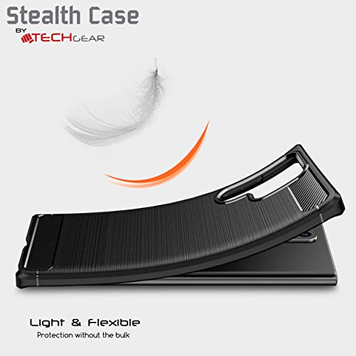 [Stealth Case] Samsung Galaxy S22 Ultra Soft Protective Slim Cover with Carbon Fibre Detailing