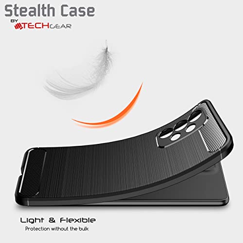 [Stealth Case] Samsung Galaxy A53 5G Soft Protective Slim Cover with Carbon Fibre Detailing