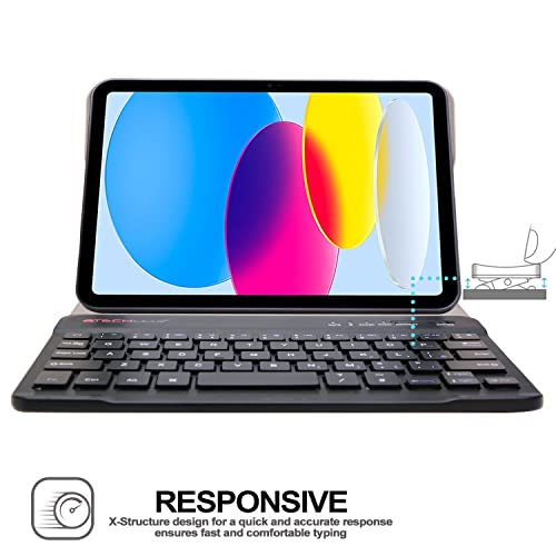 [Strike Folio] Keyboard Case for Apple iPad 11th & 10th Generation, iPad 2025 / 2022
