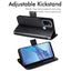[Wallet Case] Protective Cover with Cash & Card Holder, Stand and Wrist Strap For Oppo A53 / A32
