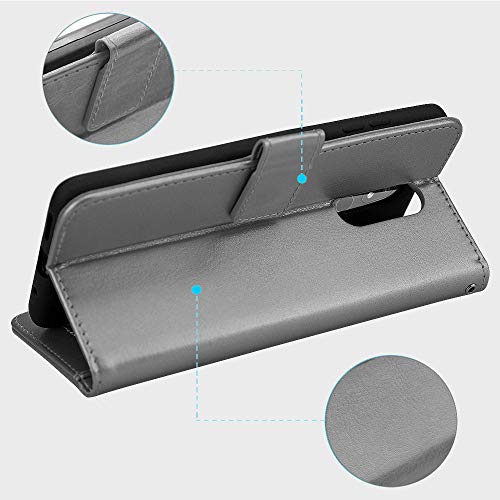 [Wallet Case] Protective Cover with Cash & Card Holder, Stand and Wrist Strap For Nokia 3.2