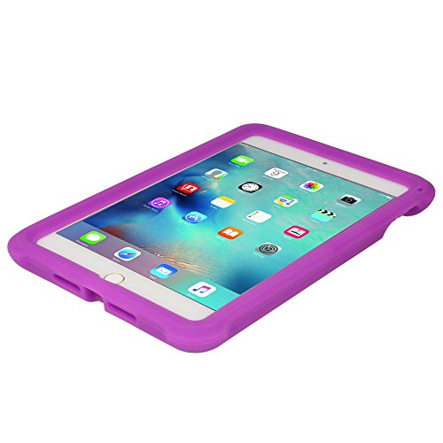 [Bumper Case] Shockproof Soft Easy Grip Case for Apple iPad Mini 5 2019, iPad Mini 4