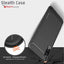 [Stealth Case] Samsung Galaxy A70 Soft Protective Slim Cover with Carbon Fibre Detailing
