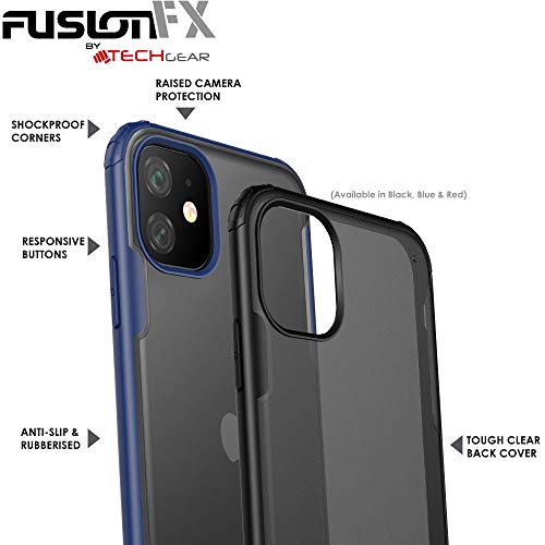 [Fusion FX Case] Slim & Light Tough Fused Gel Bumper & Hard Back Matte Case for iPhone 11