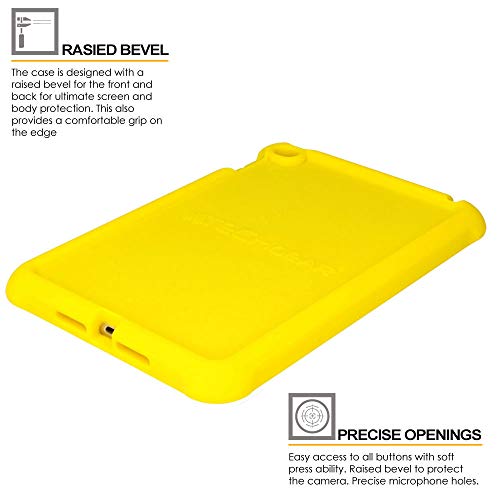 [Bumper Case] Shockproof Soft Easy Grip Case for Apple iPad Mini 5 2019, iPad Mini 4