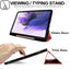 [Smart Case] Slim Stand Cover with Auto Sleep/Wake for Samsung Galaxy Tab S7 FE 12.4" (SM-T730/T736) & Tab S8 Plus 12.4" (SM-X800/X806)