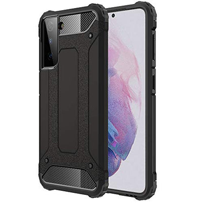 [Tough Armoured Case] ShockProof Dual-Layer Protective Heavy Duty Cover for Samsung Galaxy S21