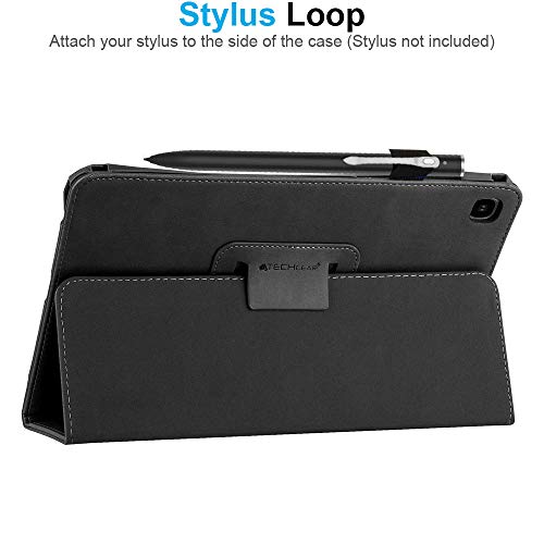 [Folio Case] Smart Cover Stand with Auto Sleep/Wake & Hand Strap For Samsung Galaxy Tab S6 Lite 10.4" (SM-P610 / P613 / P615 / P619)