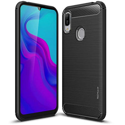 [Stealth Case] Huawei Y6s / Y6 2019  Soft Protective Slim Cover with Carbon Fibre Detailing