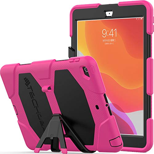 [G-SHOCK Case] Heavy Duty Long Survival Screen Protector Case for iPad 10.2" 2021, 2020, 2019 [9th/8th/7th Generation]