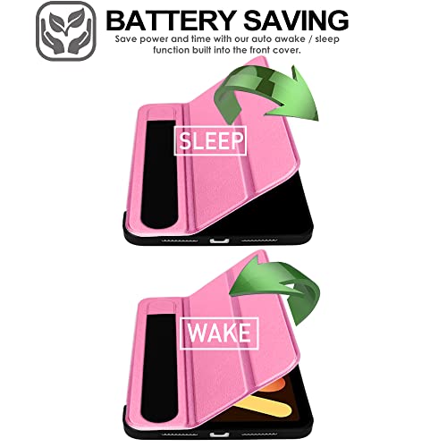 [Smart Case] Slim Stand Cover with Auto Sleep/Wake for Apple iPad Mini 7 / Mini 6 8.3" [7th / 6th Generation]