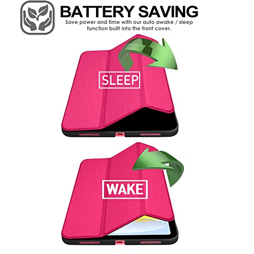 [Smart Case] Slim Stand Cover with Auto Sleep/Wake for Apple iPad 11th & 10th Generation, iPad 2025 / 2022