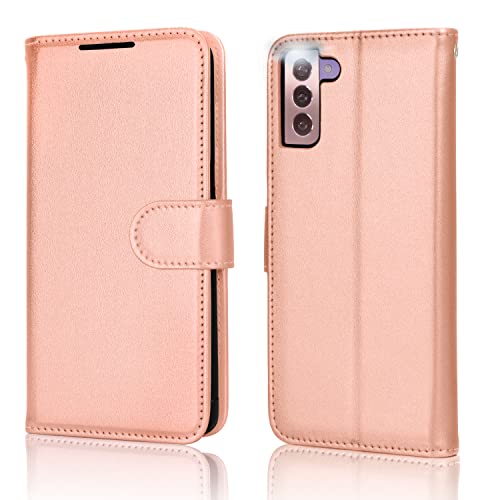[Wallet Case] Protective Cover with Cash & Card Holder, Stand and Wrist Strap For Samsung Galaxy S23 Plus