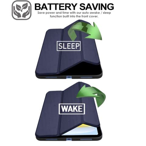 [Smart Case] Slim Stand Cover with Auto Sleep/Wake for Apple iPad 11th & 10th Generation, iPad 2025 / 2022