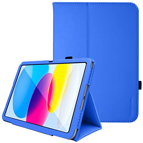 [Folio Case] Smart Cover Stand with Auto Sleep/Wake & Hand Strap For Apple iPad 11th & 10th Generation, iPad 2025 / 2022