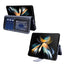 [Leather Wallet Case] Protective Cover with Cash & Card Holder, Stand and Wrist Strap For Samsung Galaxy Z Fold 4