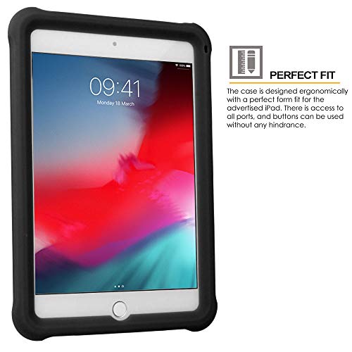 [Bumper Case] Shockproof Soft Easy Grip Case for Apple iPad Mini 5 2019, iPad Mini 4