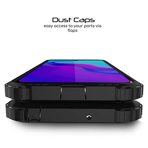 [Tough Armoured Case] ShockProof Dual-Layer Protective Heavy Duty Cover for Huawei Huawei Y6 / Y6s 2019