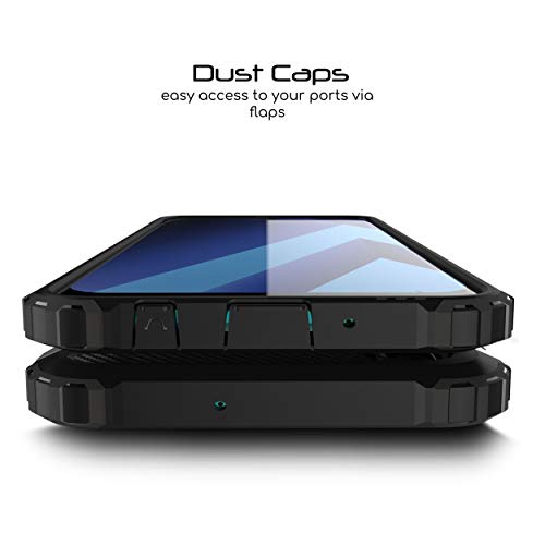 [Tough Armoured Case] ShockProof Dual-Layer Protective Heavy Duty Cover for Samsung Galaxy A70