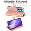 [Wallet Case] Protective Cover with Cash & Card Holder, Stand and Wrist Strap For Oppo Find X3 Lite 5G