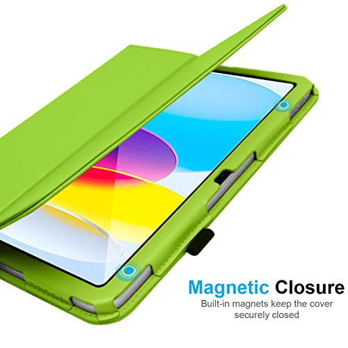 [Folio Case] Smart Cover Stand with Auto Sleep/Wake & Hand Strap For Apple iPad 11th & 10th Generation, iPad 2025 / 2022