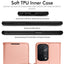 [Wallet Case] Protective Cover with Cash & Card Holder, Stand and Wrist Strap For Samsung Galaxy A54 5G