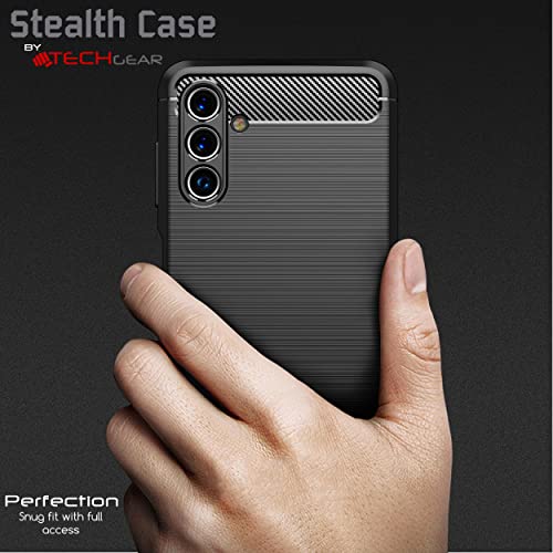 [Stealth Case] Samsung Galaxy A04s Soft Protective Slim Cover with Carbon Fibre Detailing