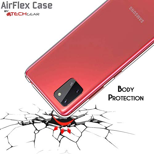 [AirFlex Case] Crystal Clear Slim & Light, Protective,  Soft Gel Cover for Samsung Galaxy Note 10 Lite