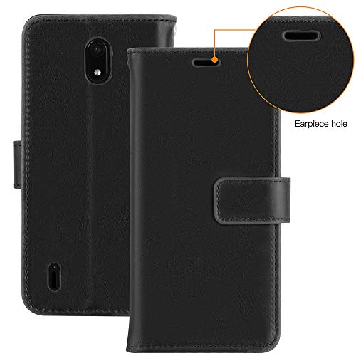 [Wallet Case] Protective Cover with Cash & Card Holder, Stand and Wrist Strap For Nokia 1.3