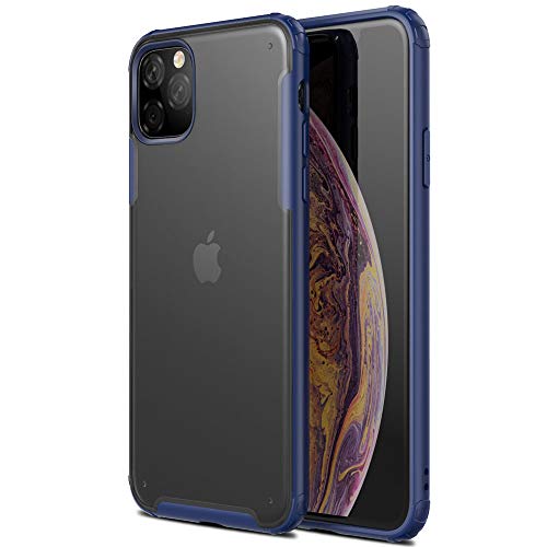 [Fusion FX Case] Slim & Light Tough Fused Gel Bumper & Hard Back Matte Case for iPhone 11 Pro Max