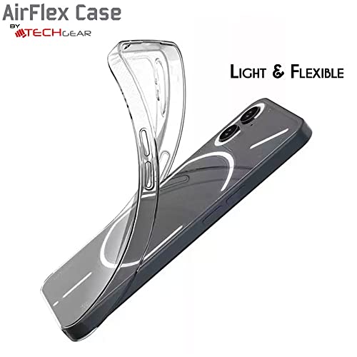 [AirFlex Case] Crystal Clear Slim & Light, Protective,  Soft Gel Cover for Nothing Phone 1