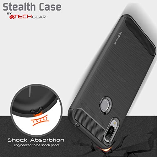 [Stealth Case] Huawei Y6s / Y6 2019  Soft Protective Slim Cover with Carbon Fibre Detailing