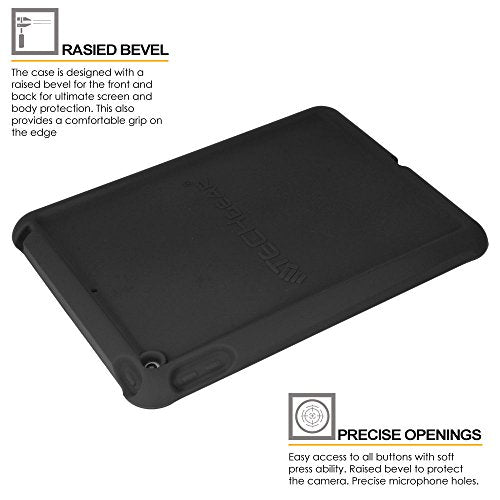 [Bumper Case] Shockproof Soft Easy Grip Case for Apple iPad 9.7" (2018/2017)