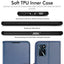 [Wallet Case] Protective Cover with Cash & Card Holder, Stand and Wrist Strap For Oppo A16s