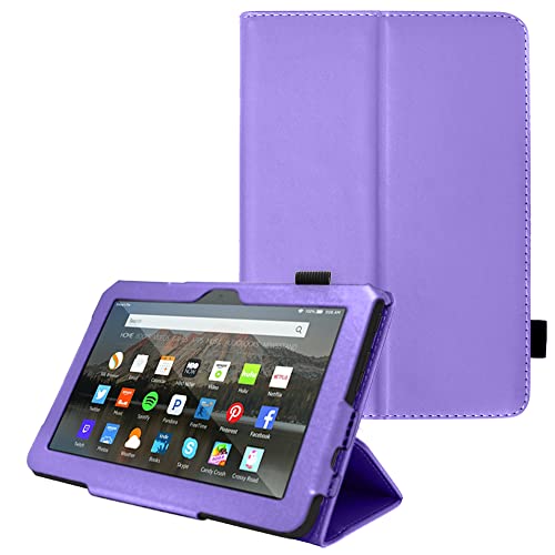 [Folio Case] Smart Cover Stand with Auto Sleep/Wake & Hand Strap For New Amazon Fire 7" (12th Generation / 2022)