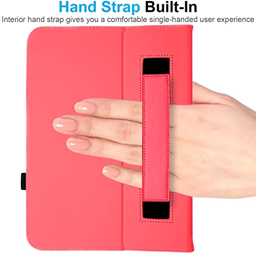 [Folio Case] Smart Cover Stand with Auto Sleep/Wake & Hand Strap For Apple iPad 11th & 10th Generation, iPad 2025 / 2022