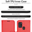 [Wallet Case] Protective Cover with Cash & Card Holder, Stand and Wrist Strap For Samsung Galaxy A21s