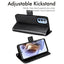 [Wallet Case] Protective Cover with Cash & Card Holder, Stand and Wrist Strap For Motorola Moto G31 / G41