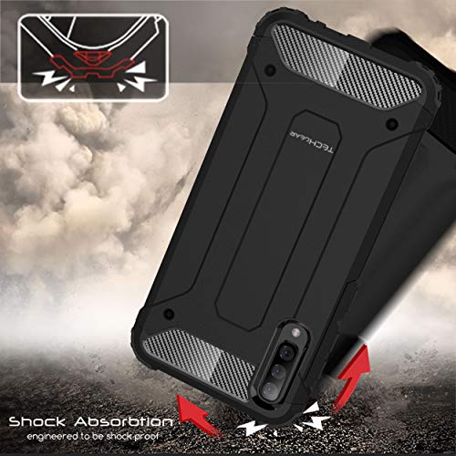 [Tough Armoured Case] ShockProof Dual-Layer Protective Heavy Duty Cover for Samsung Galaxy A70