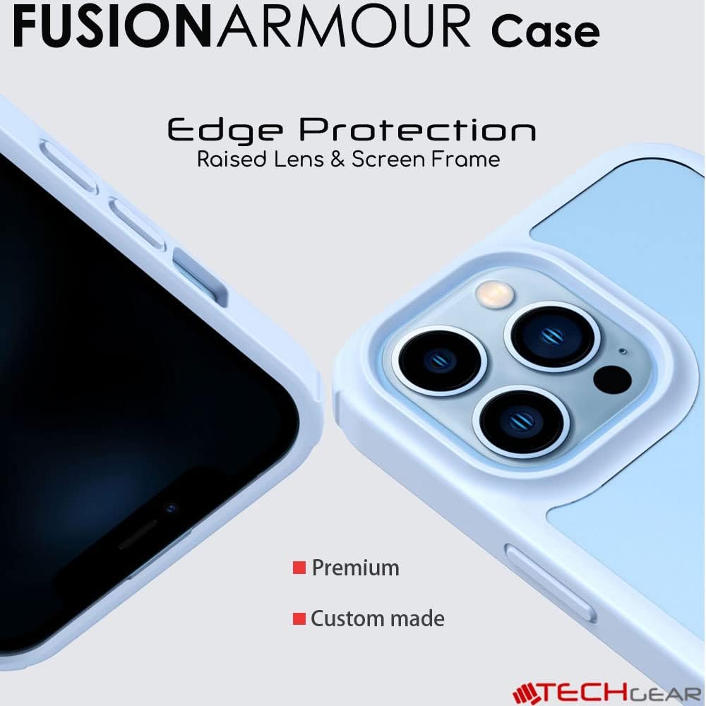 [Fusion Armour Kickstand] Tough Rugged Protective Kickstand Clear Case for Apple iPhone 14 Pro