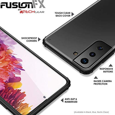 [Fusion FX Case] Slim & Light Tough Fused Gel Bumper & Hard Back Matte Case for Samsung Galaxy S21 FE