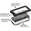 [Contender Case] Samsung Galaxy S9 Plus Heavy Duty Case with Built-in Screen Protector, 360 [Full Body] Protective Cover with Kick Stand