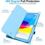 [Folio Case] Smart Cover Stand with Auto Sleep/Wake & Hand Strap For Apple iPad 11th & 10th Generation, iPad 2025 / 2022