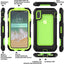 [Contender Case] iPhone XS Max Heavy Duty Case with Built-in Screen Protector, 360 [Full Body] Protective Cover with Kick Stand