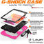 [G-SHOCK Case] Heavy Duty Long Survival Screen Protector Case for iPad 10.2" 2021, 2020, 2019 [9th/8th/7th Generation]
