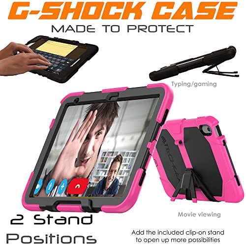[G-SHOCK Case] Heavy Duty Long Survival Screen Protector Case for Apple iPad 11th & 10th Generation, iPad 2025 / 2022