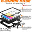 [G-SHOCK Case] Heavy Duty Long Survival Screen Protector Case for Apple iPad 11th & 10th Generation, iPad 2025 / 2022